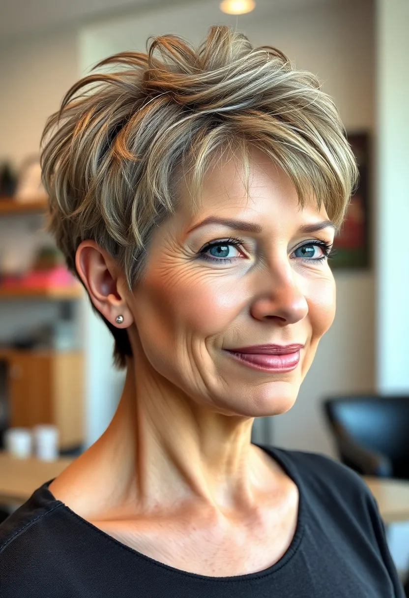 Textured Pixie Cut