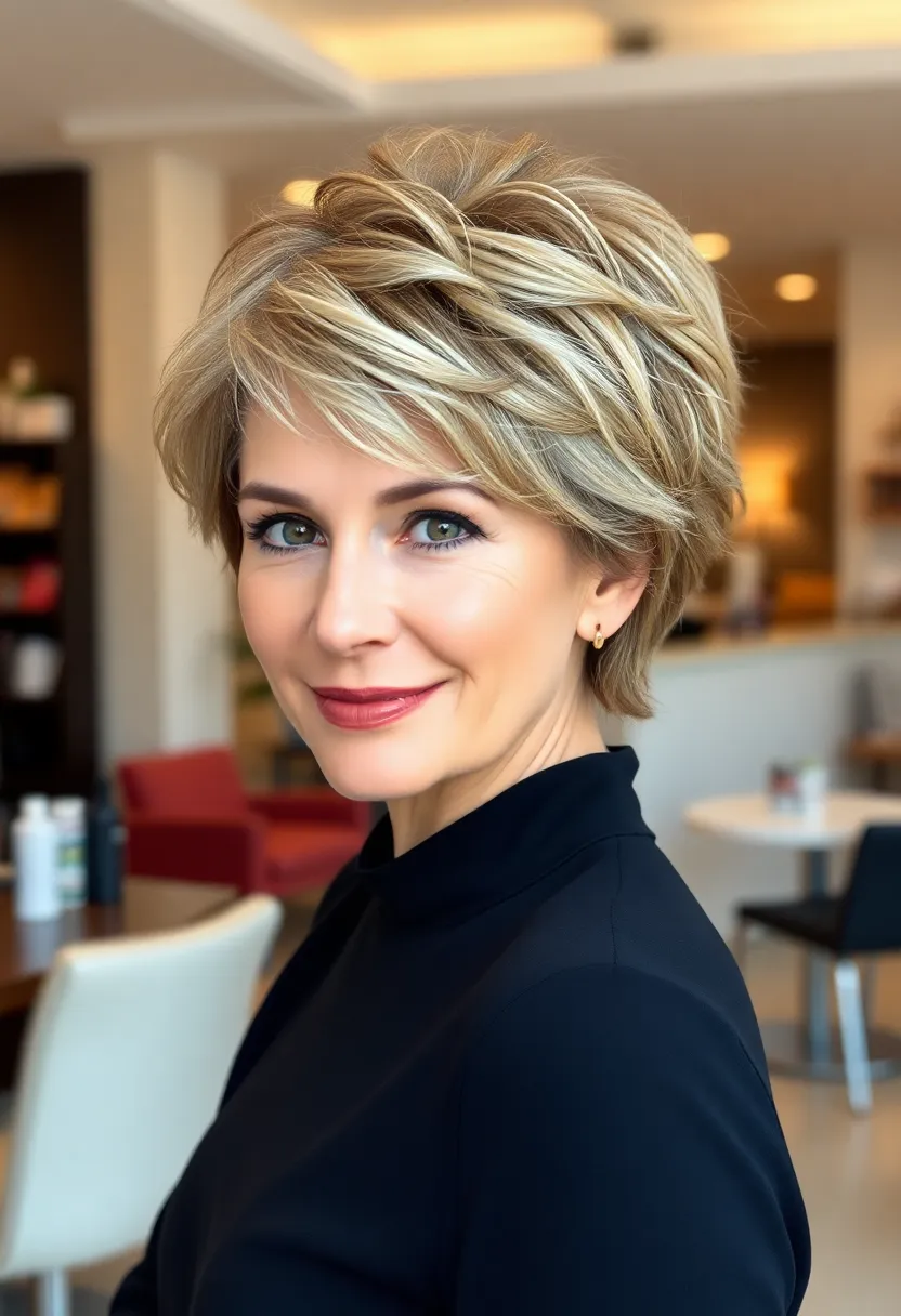 Wavy Pixie Cut