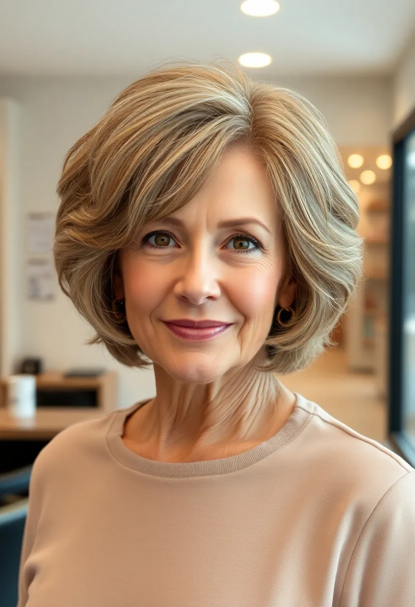 Voluminous Layered Bob