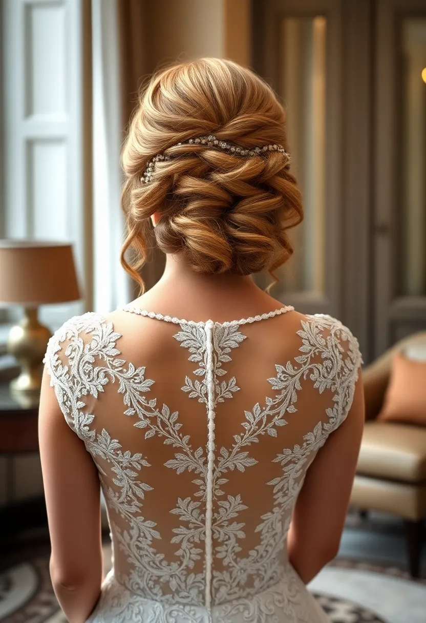 Classic Half-Updo with Loose Curls