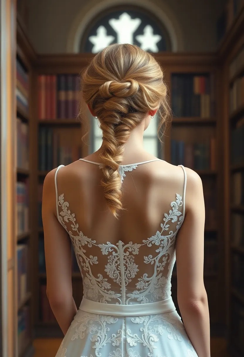 Half-Updo with Side Braid