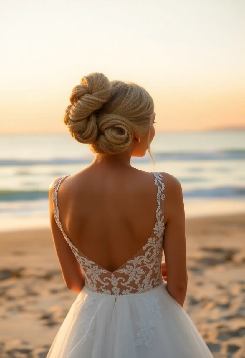 Half-Updo with Space Buns