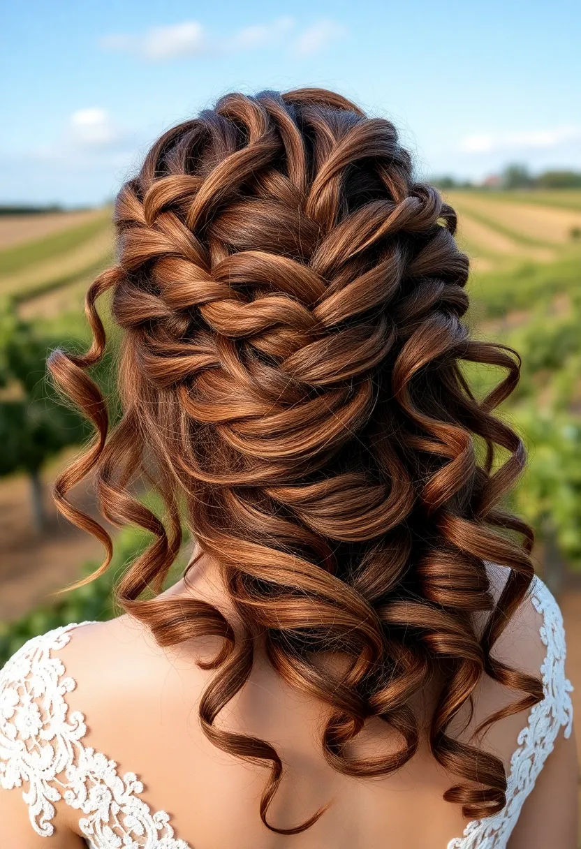 Curly Crown Braid