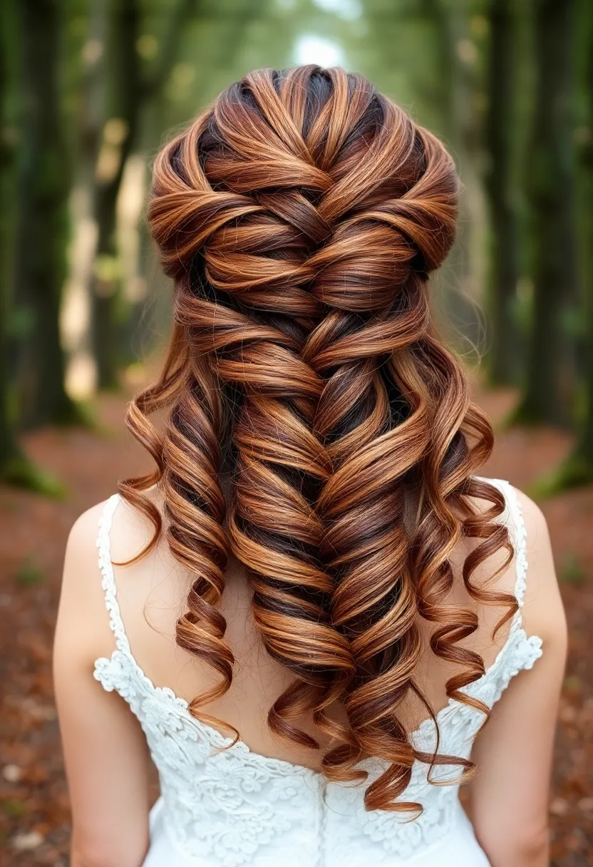 Curly Waterfall Braid