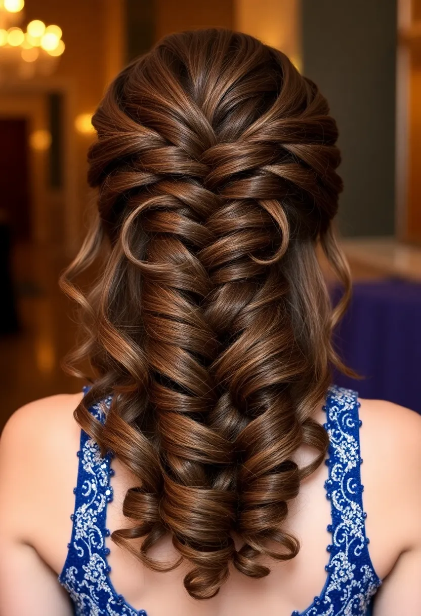 Half Up Chain Braid