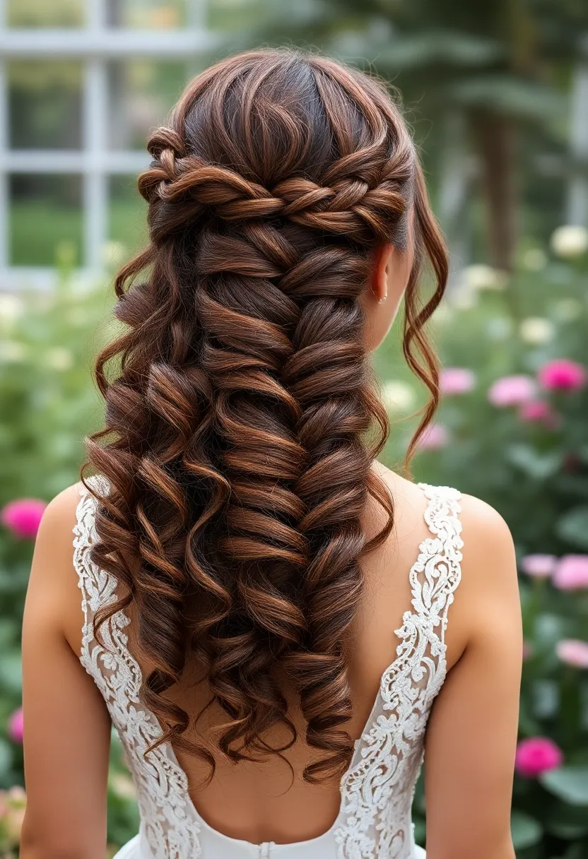 Half Up Chunky Braid