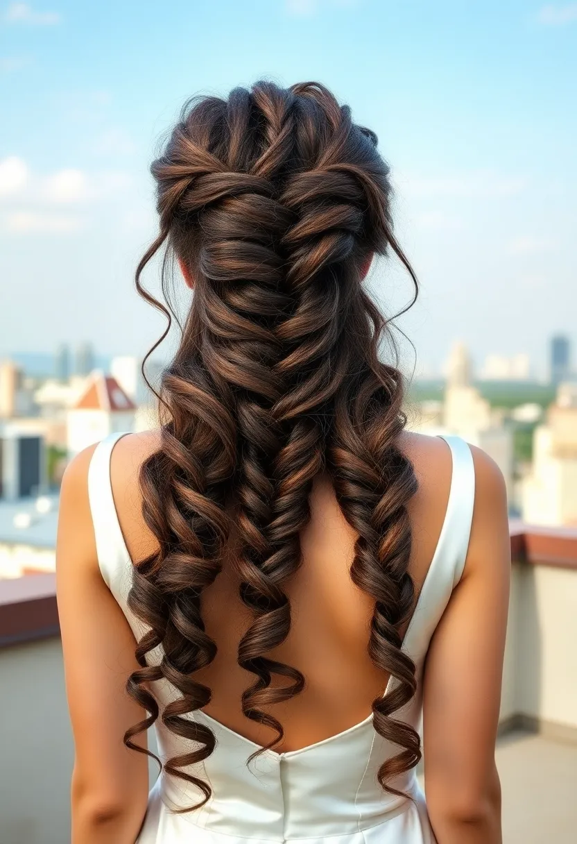 Half Up Fishtail Braid