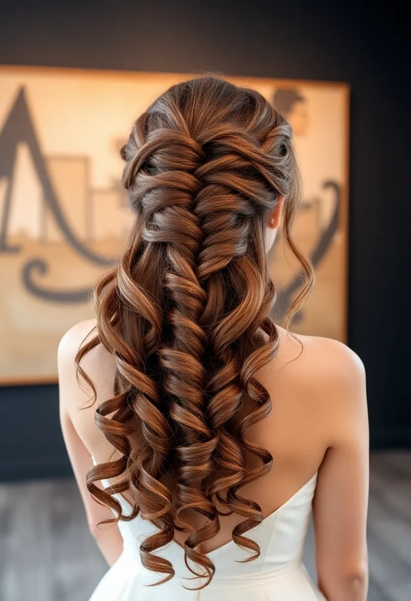 Half Up Infinity Braid