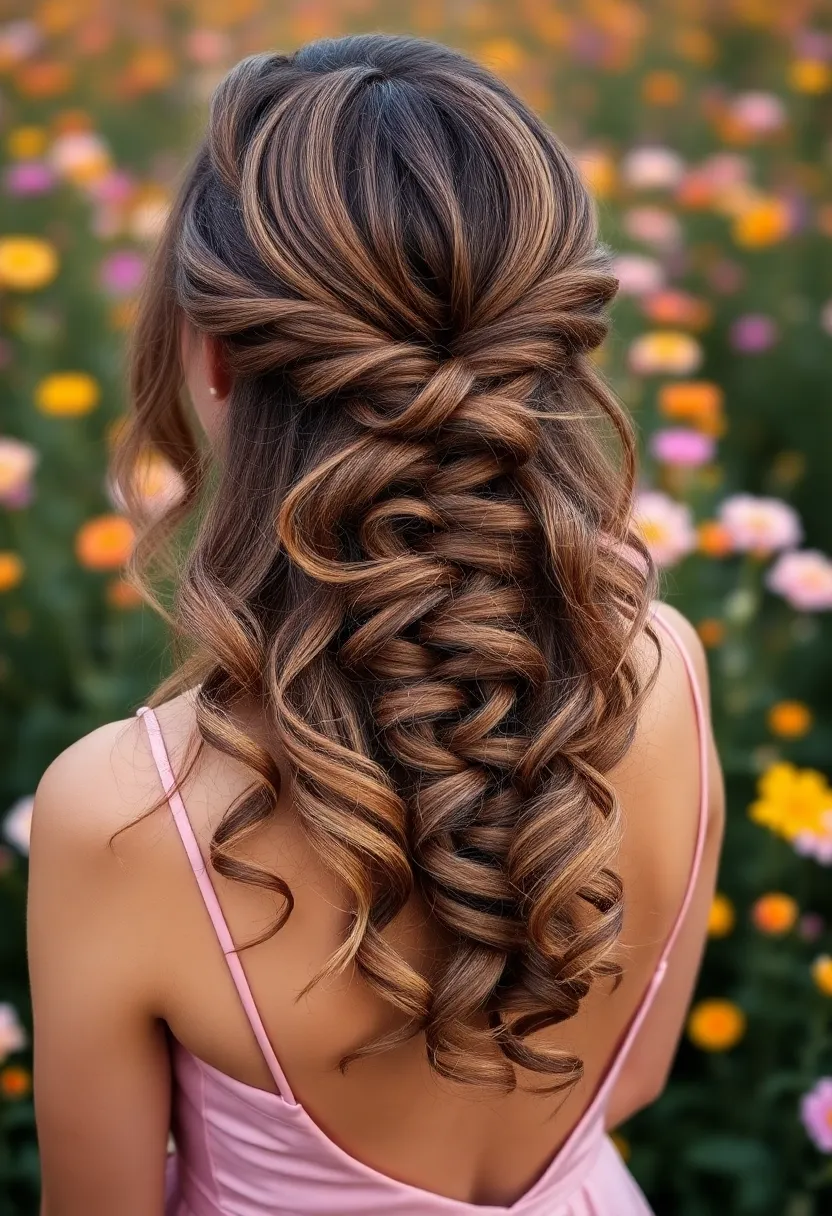 Half Up Knotted Braid