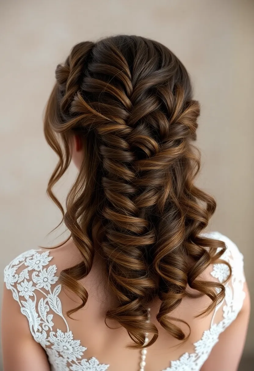 Half Up Lace Braid