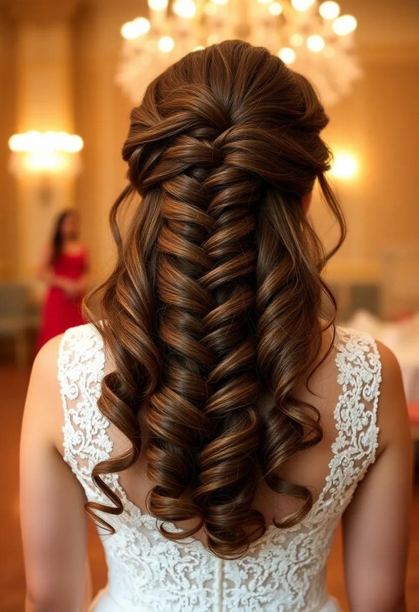 Half Up Ladder Braid