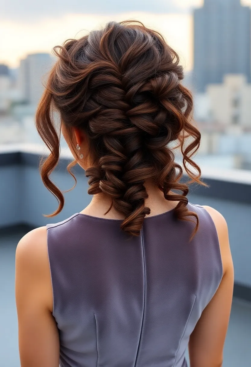 Half Up Side Braid