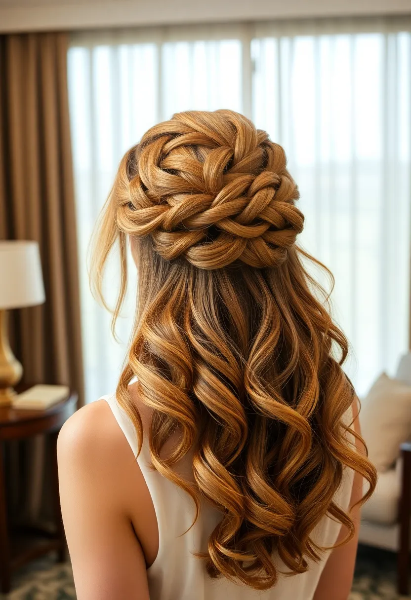 Celtic Knot Half Updo