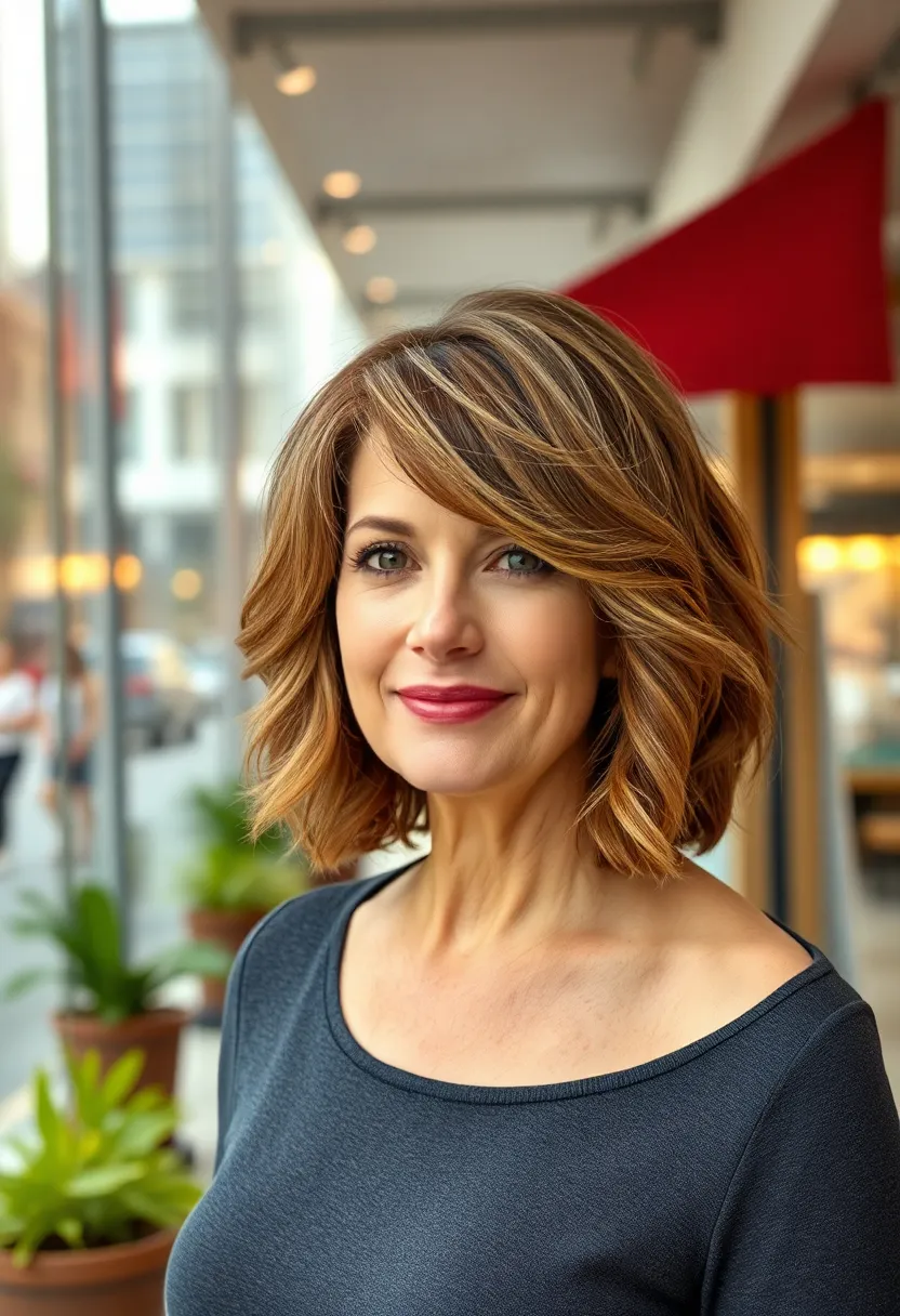 Layered Bob with Waves