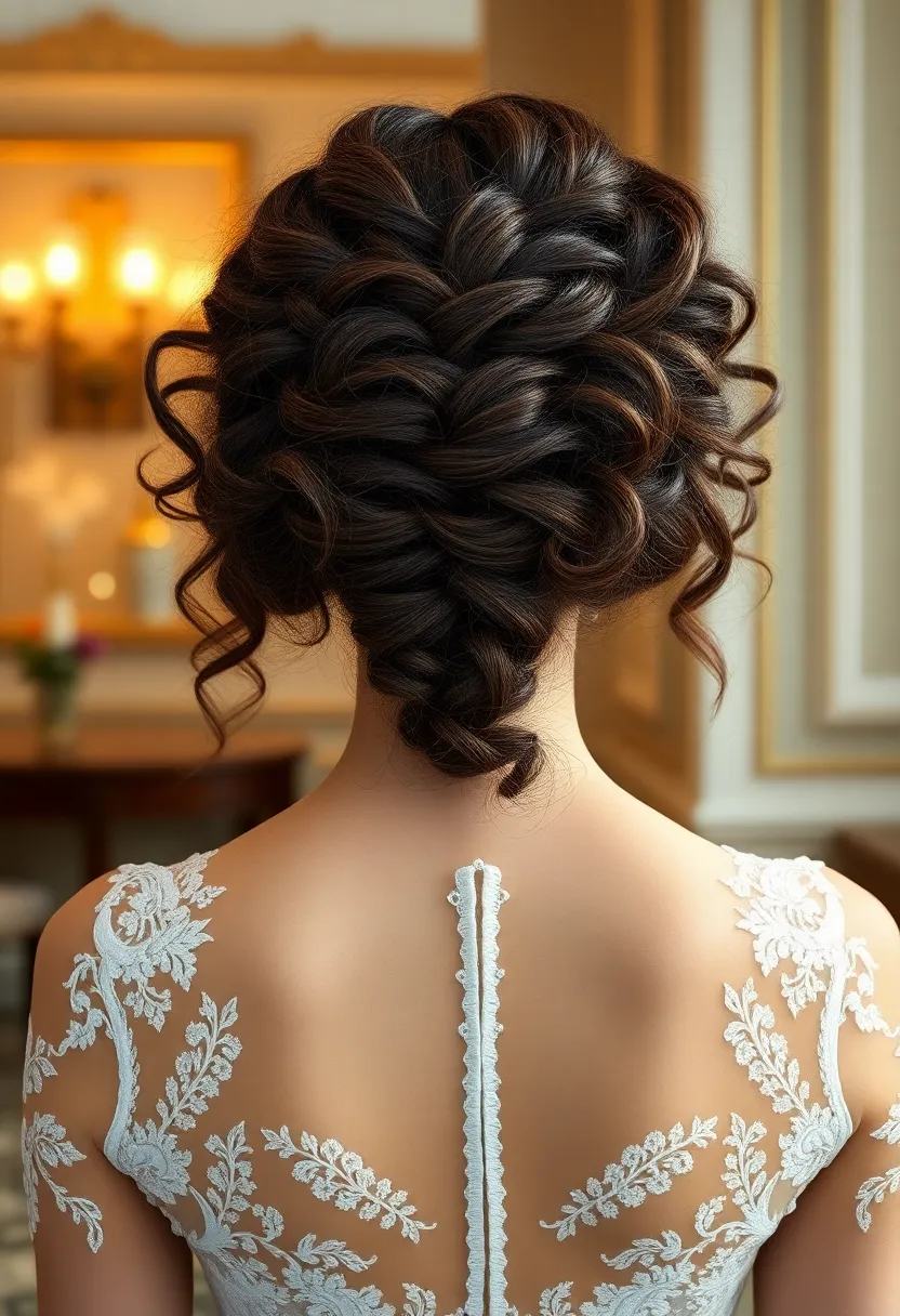 Curly Crown Braid