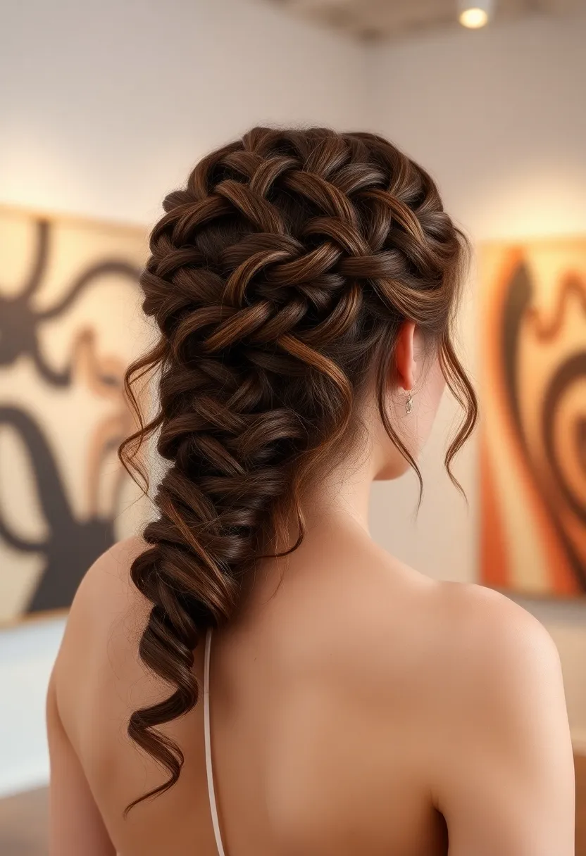 Half Up Braided Crown