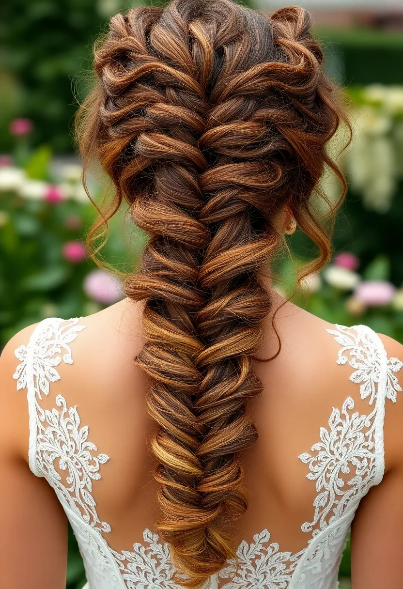 Half Up Fishtail Braid