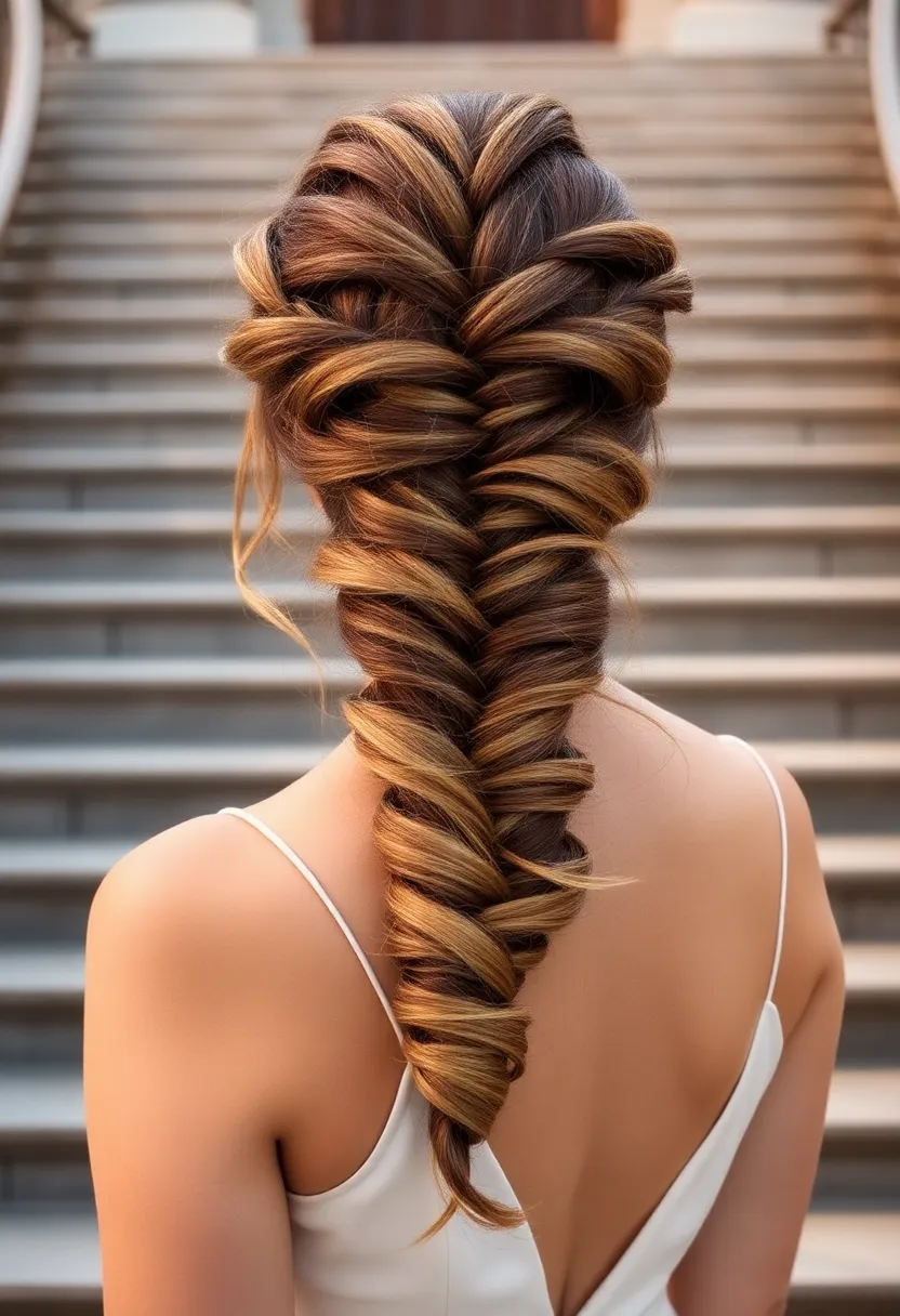 Half Up Infinity Braid