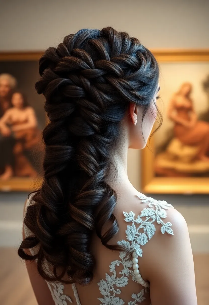 Half Up Knotted Braid