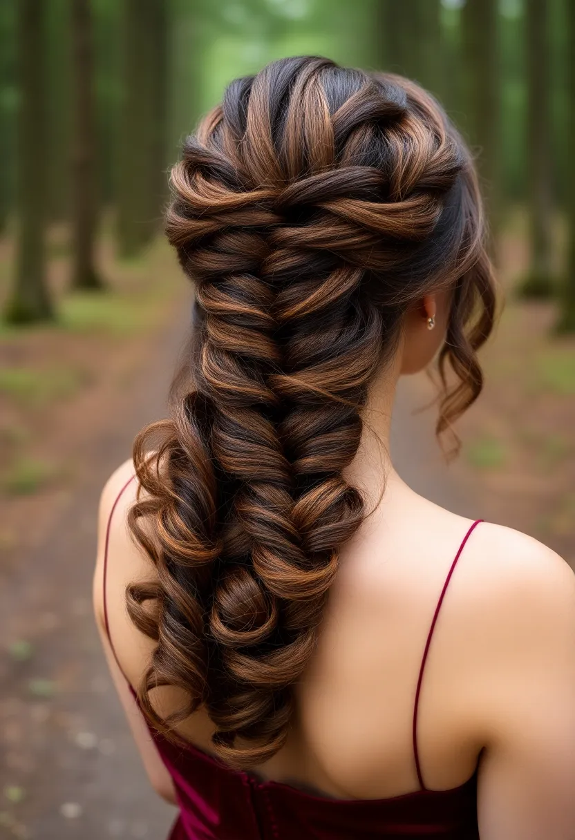 Half Up Ladder Braid