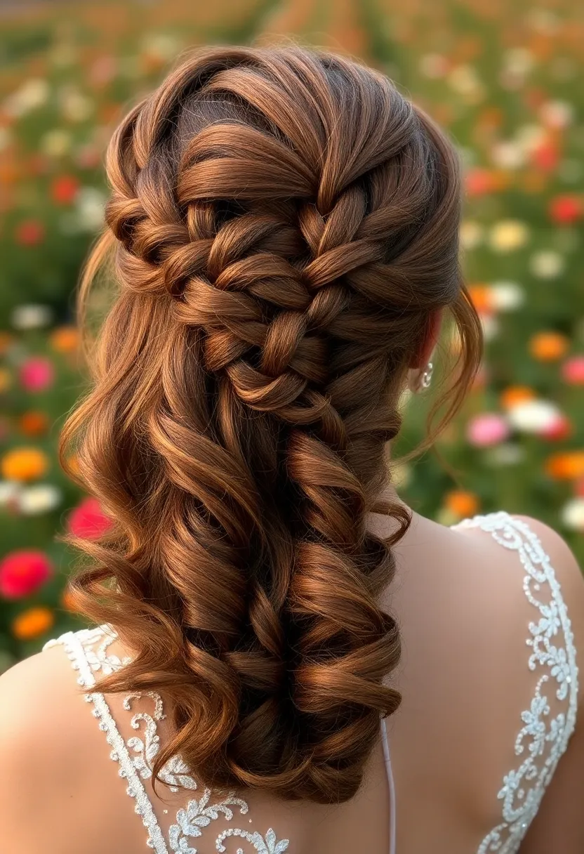 Half Up Side Braid