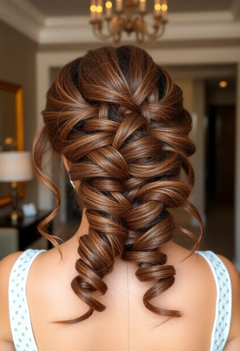 Half Up Zig Zag Braid