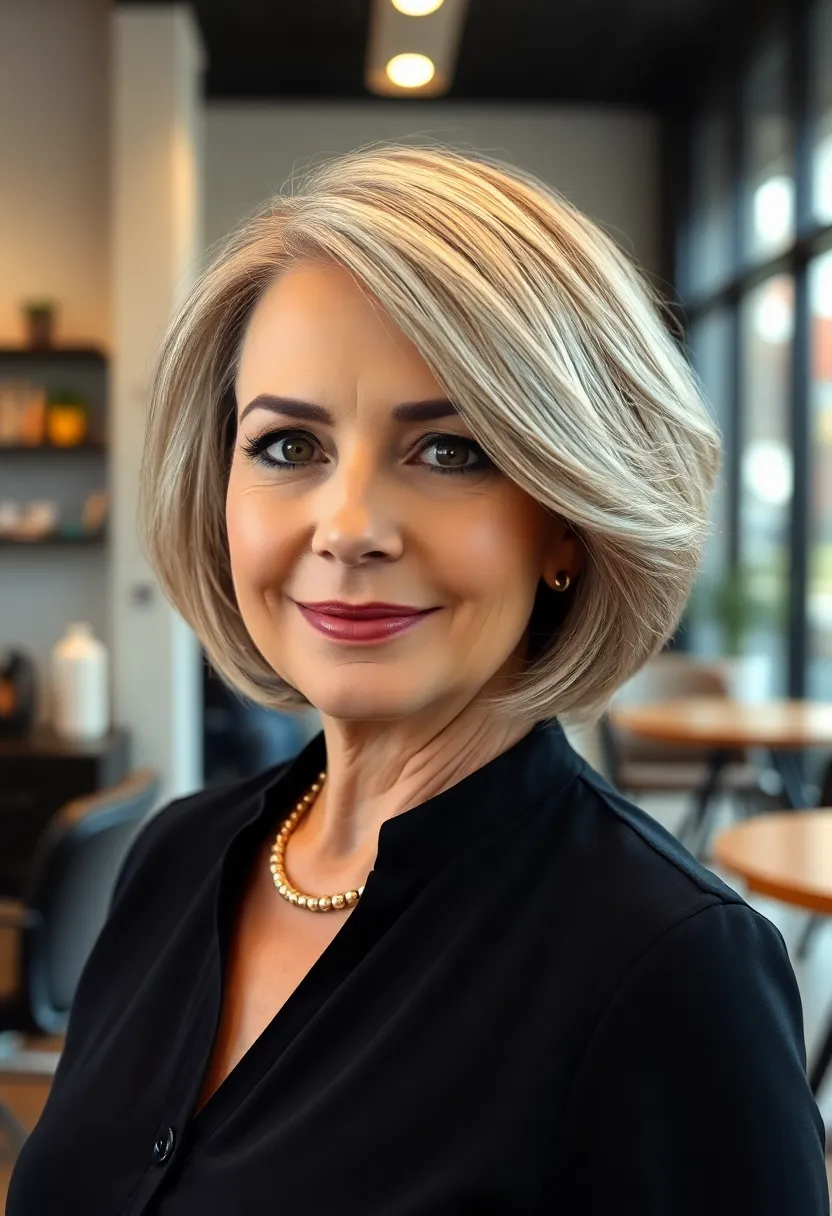 Elegant Side-Part Bob