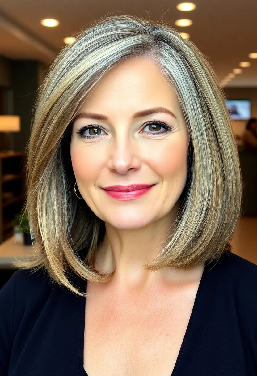 Elegant Side-Part Lob