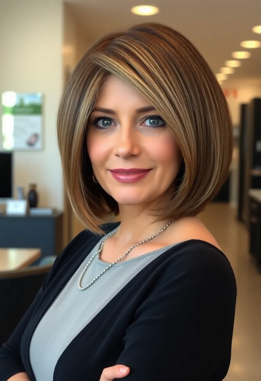 Polished Side-Part Bob