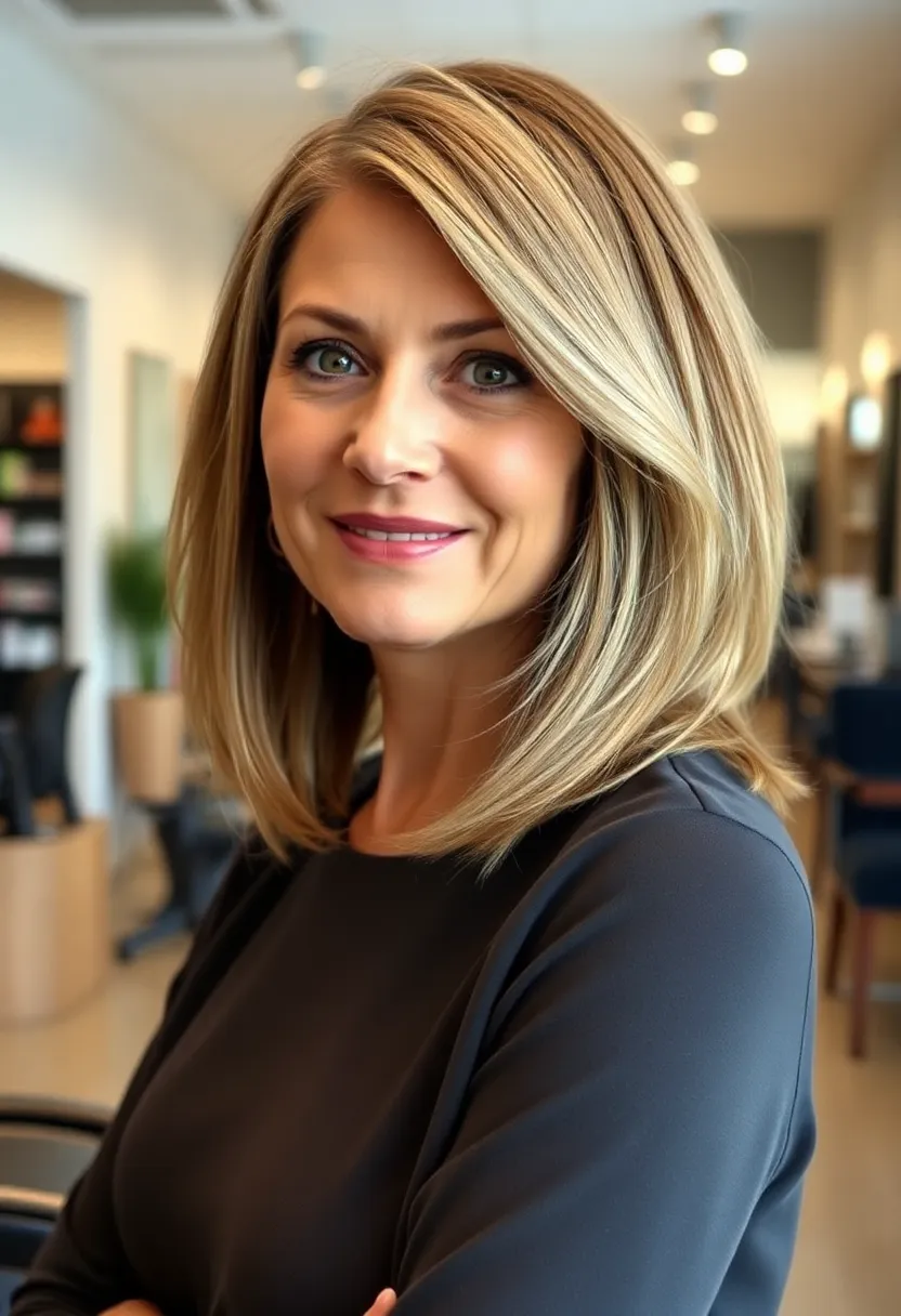 Unique Side-Part Lob