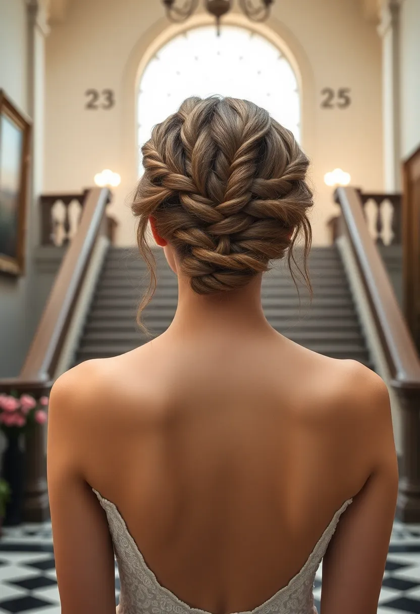 Half-Up Half-Down with Braids