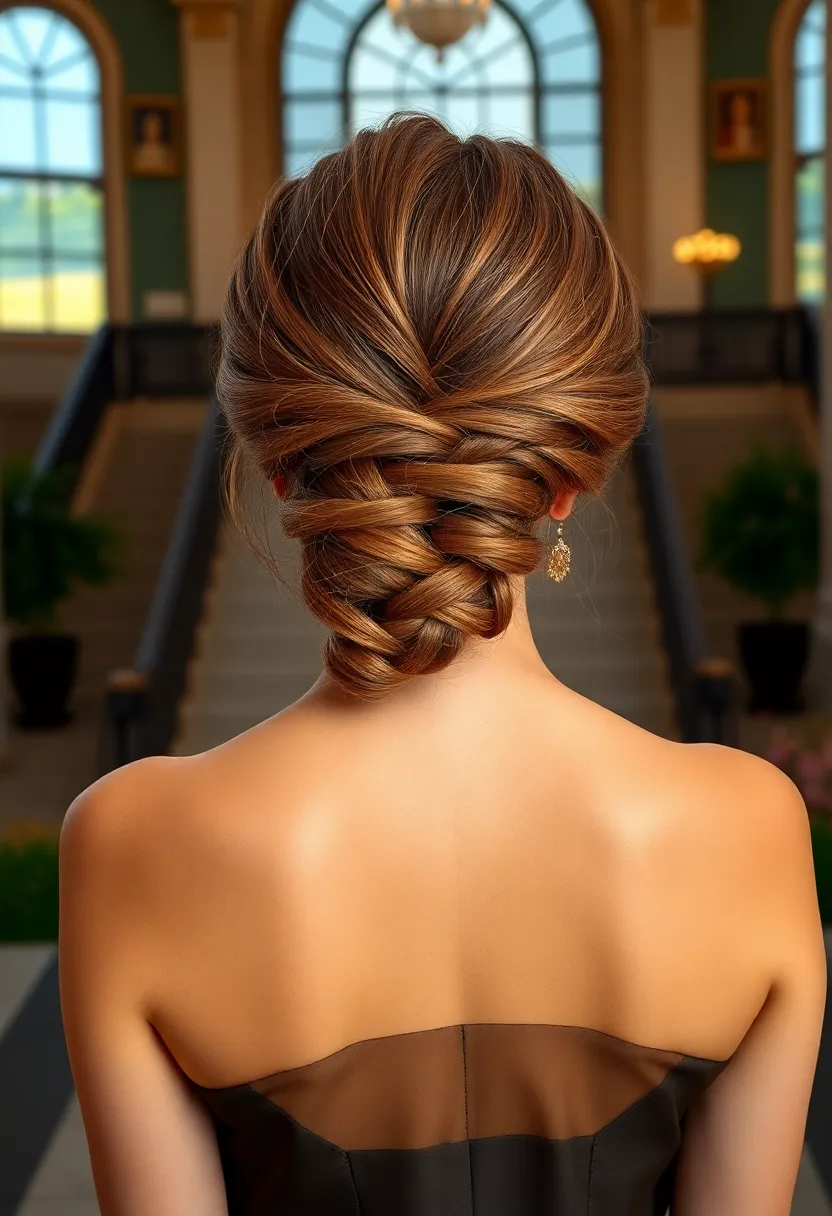 Low Braided Bun