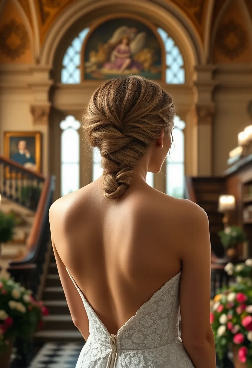 Low Braided Updo