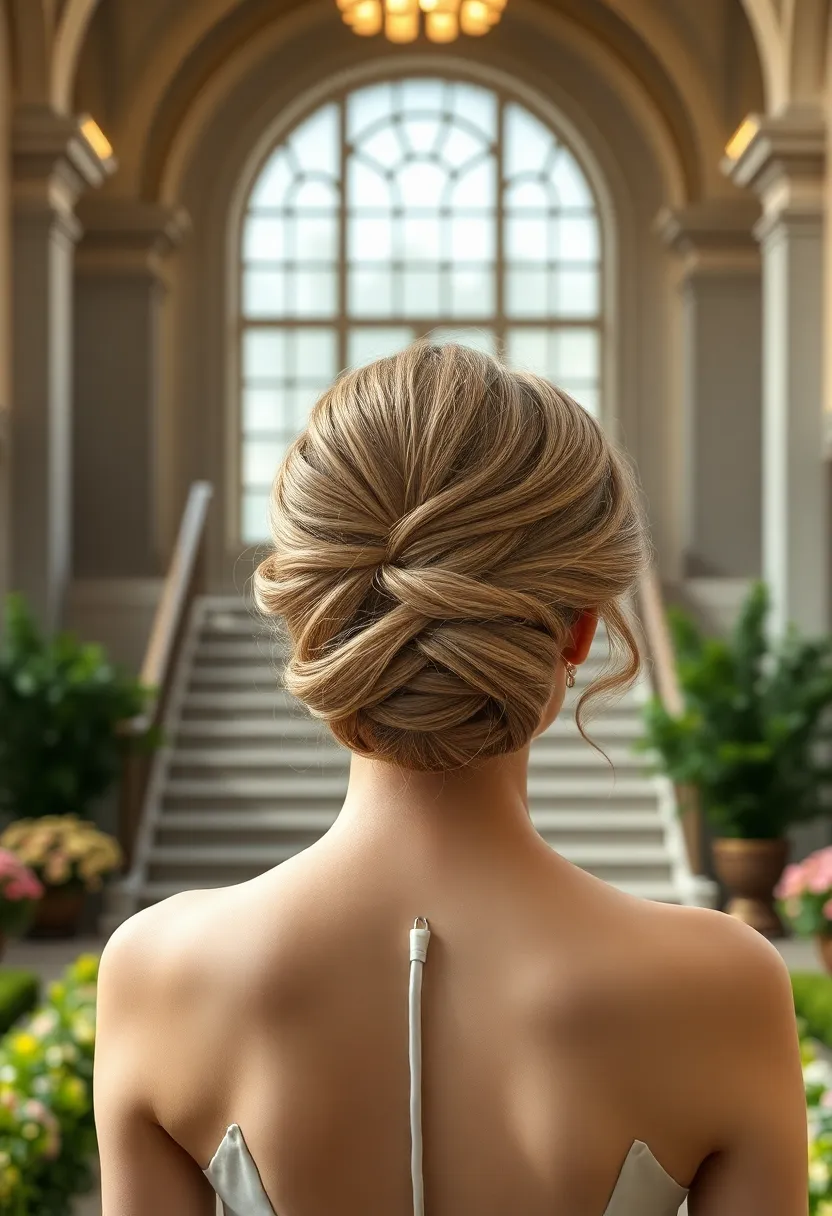 Low Twisted Updo