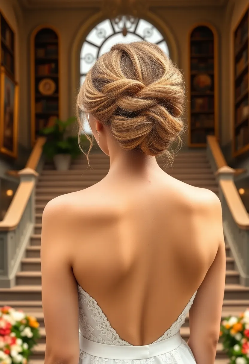 Side Twisted Updo