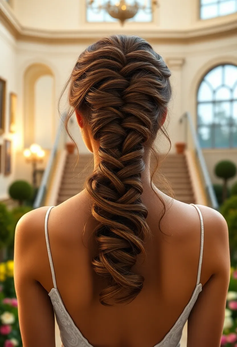 Twisted Ponytail with Braids