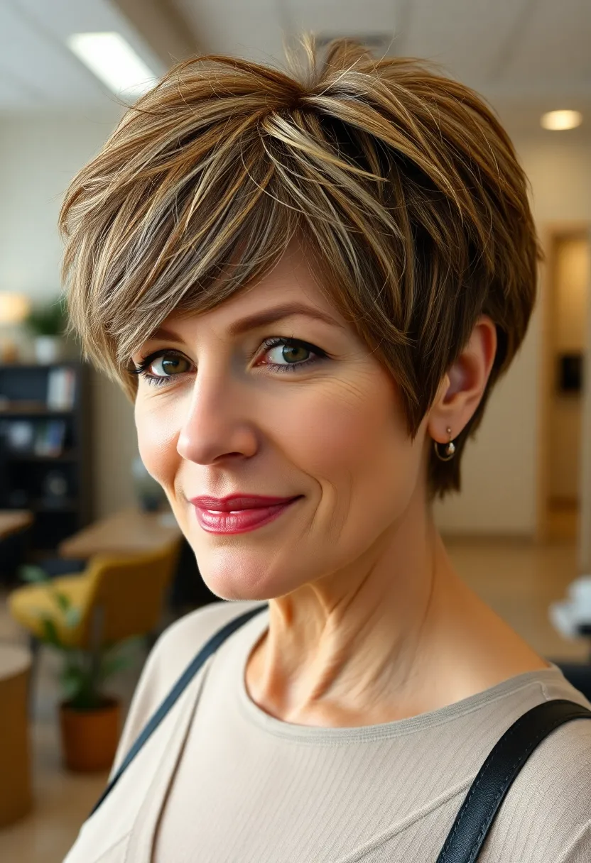 Textured Pixie Cut