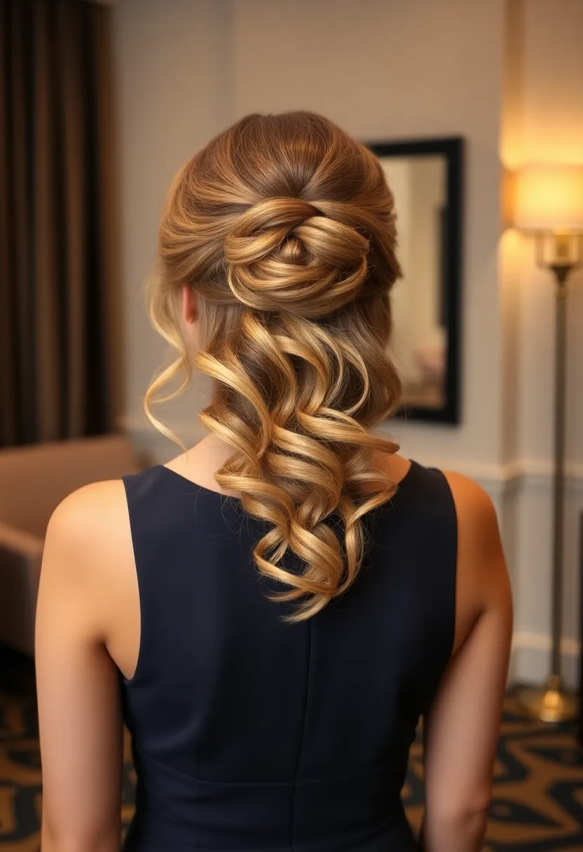 Elegant Half Up Bun