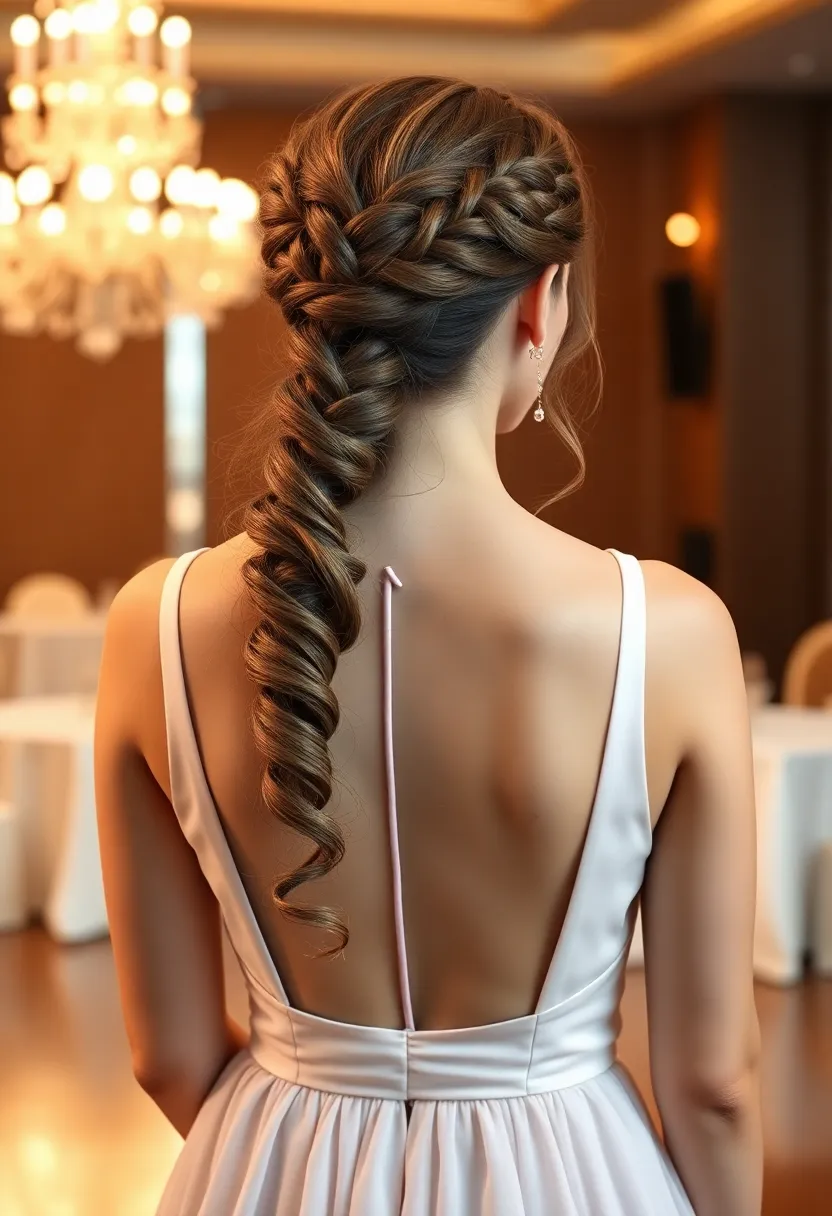 Half Up Braided Crown