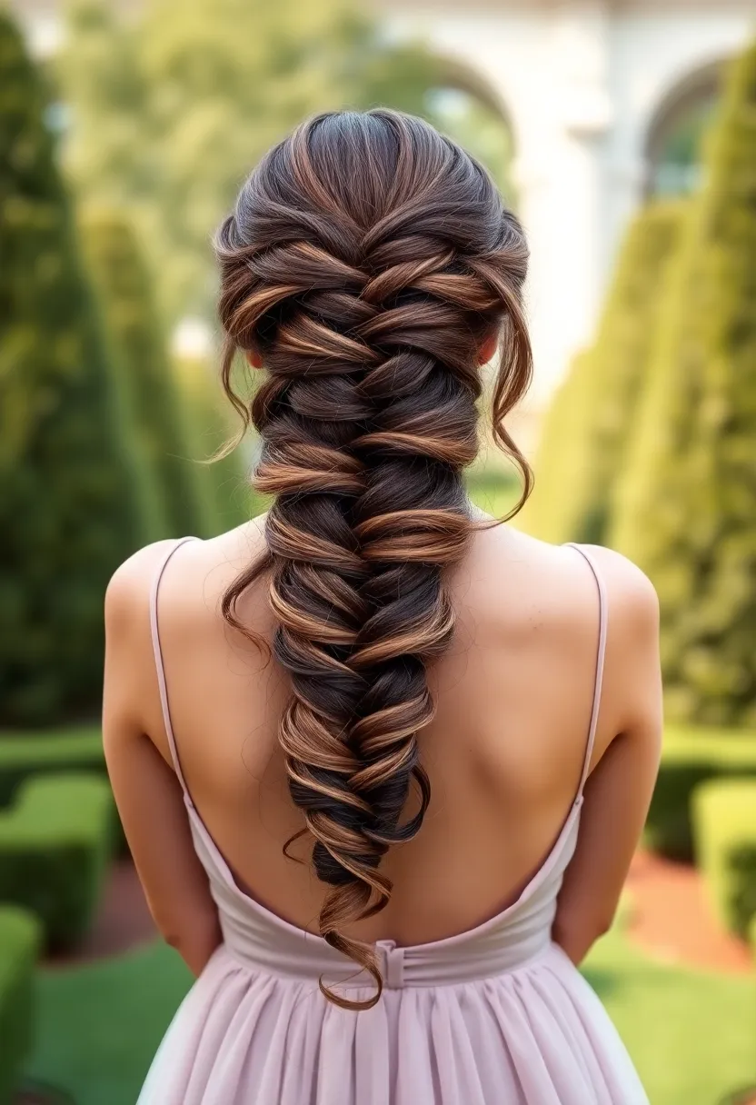 Half Up Braided Updo