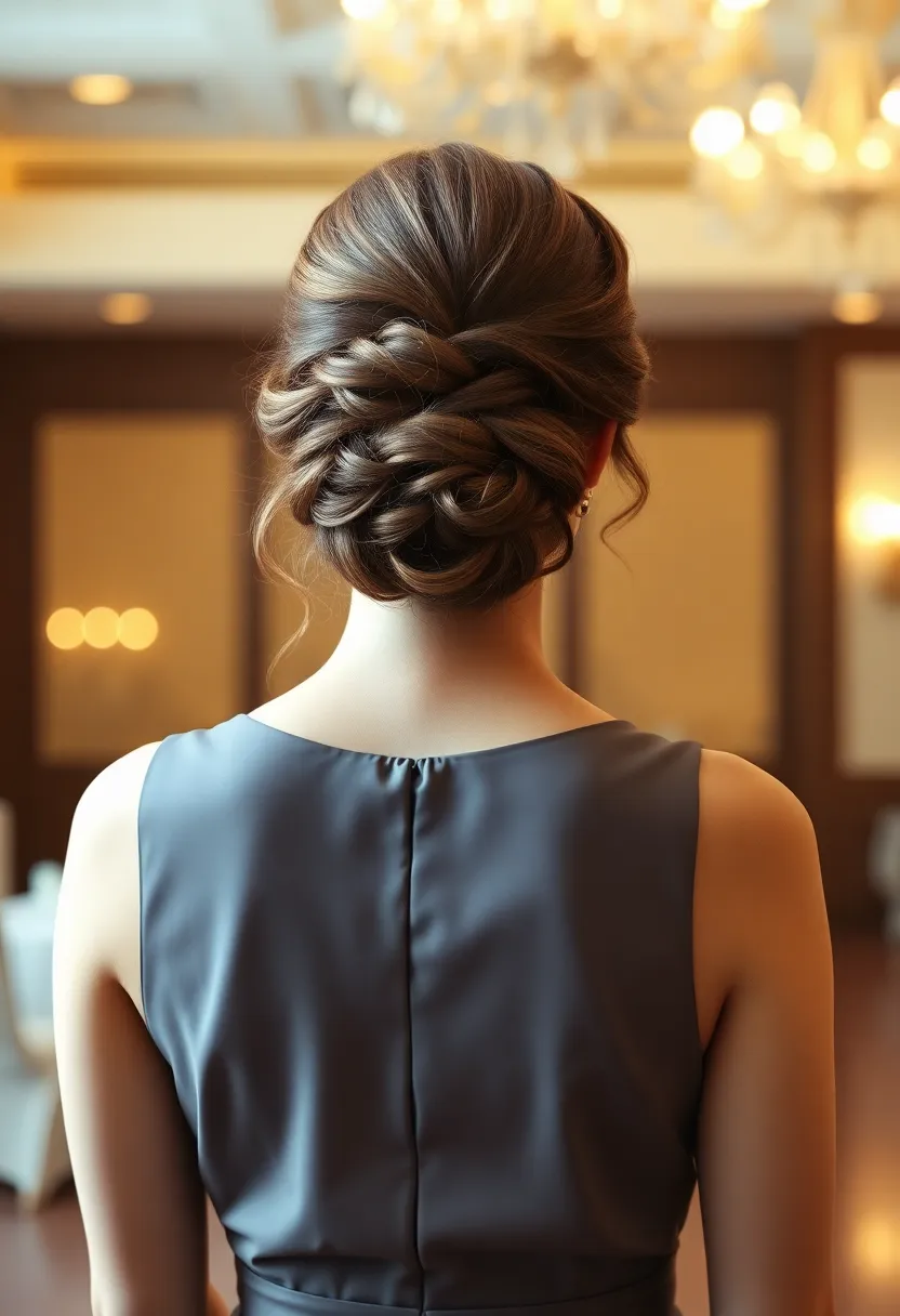 Half Up Elegant Chignon