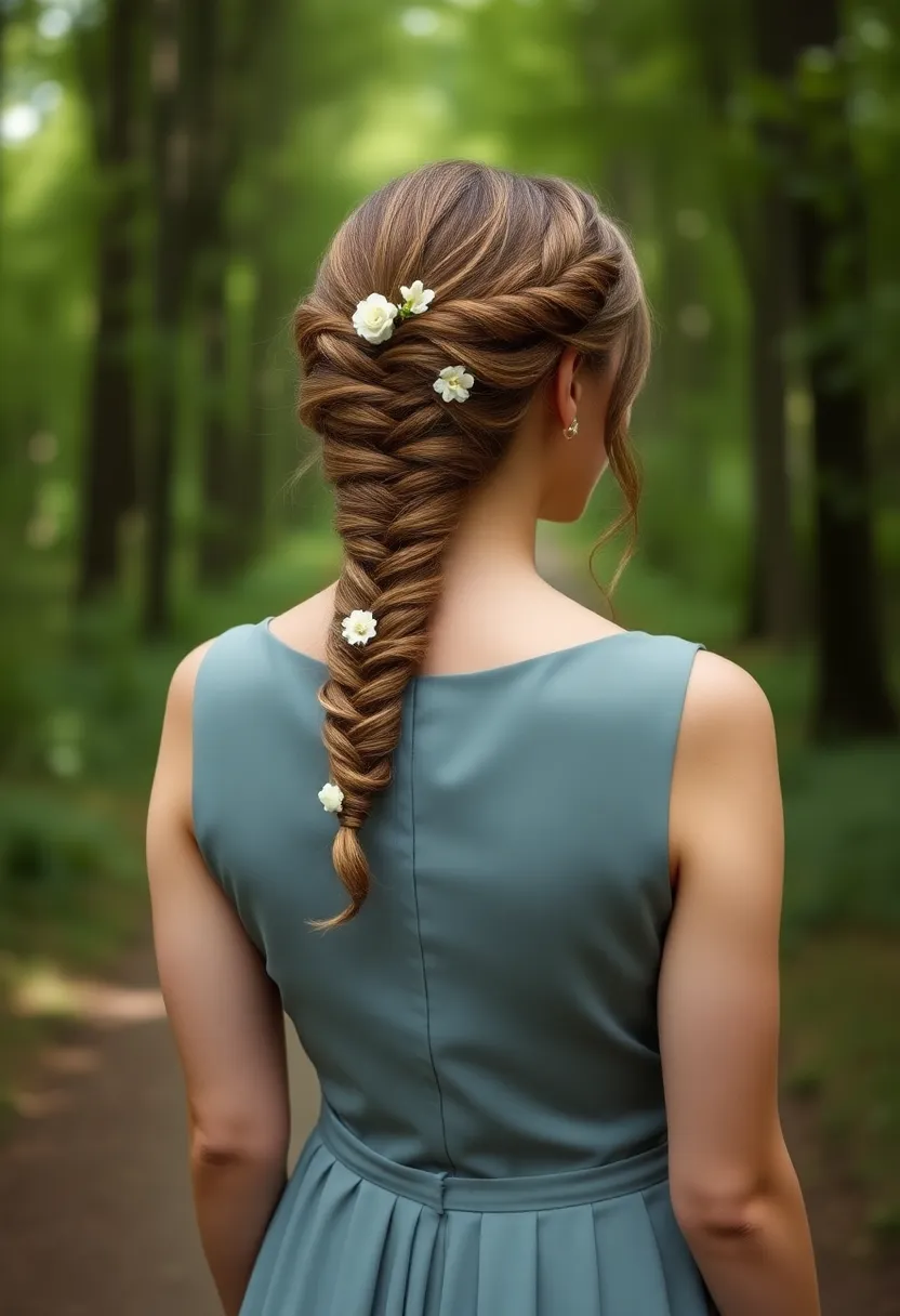 Half Up Side Braid