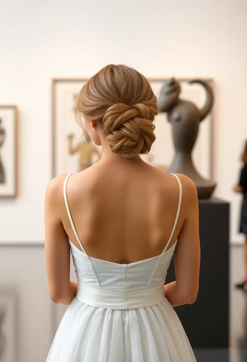 Knotted Ballet Half Updo