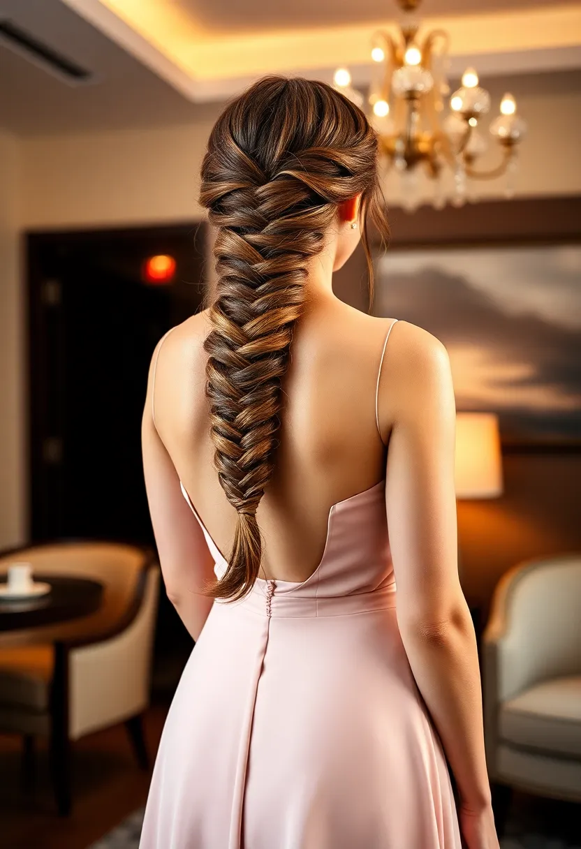 Mermaid Braid Half Up