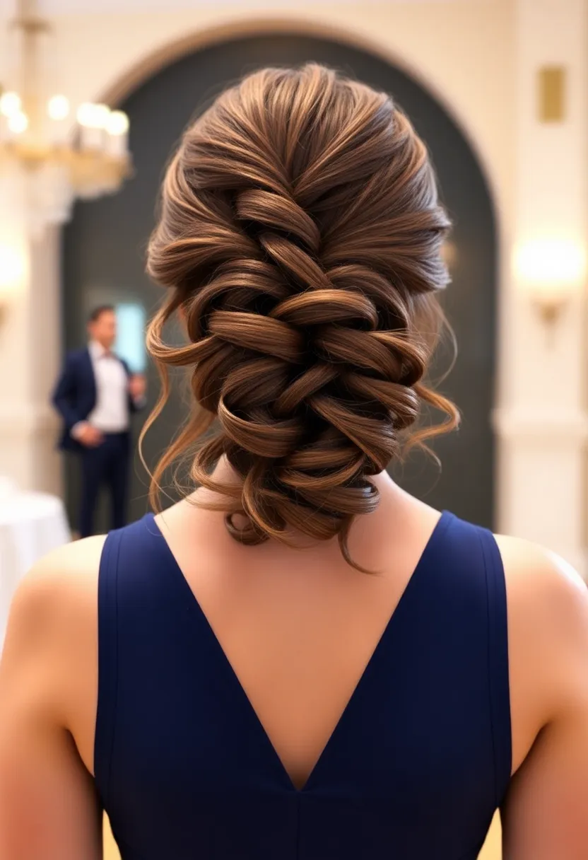 Twisted Half Updo