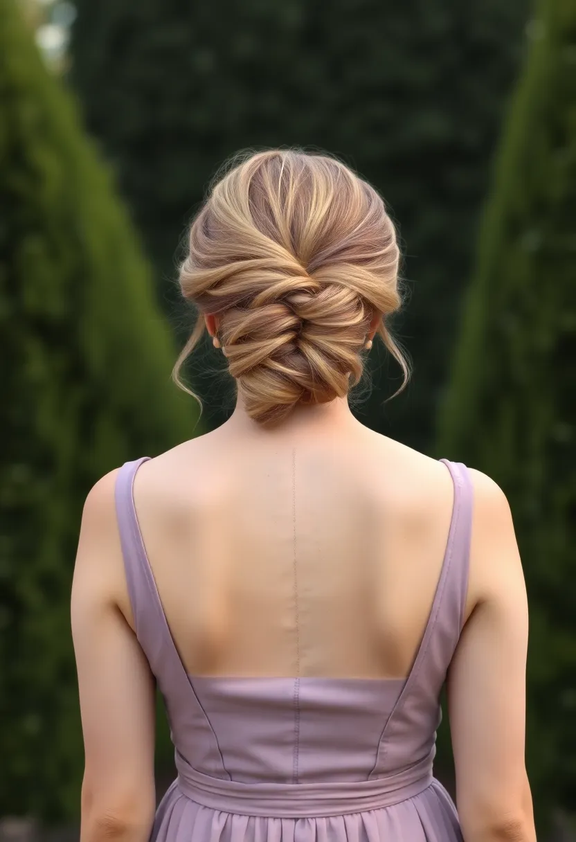 Waterfall Twist Half Updo