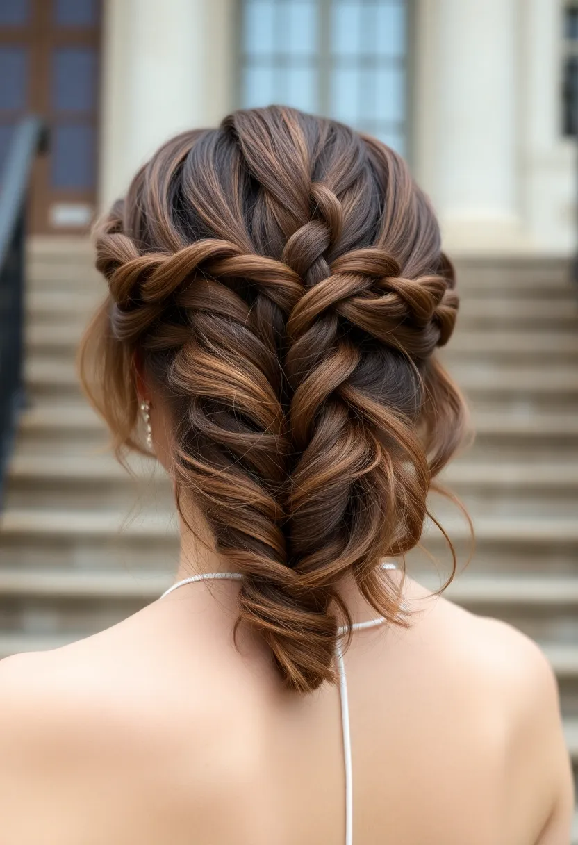 Braided Crown with Twists