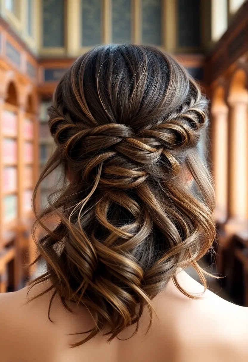 Braided Half-Up Style