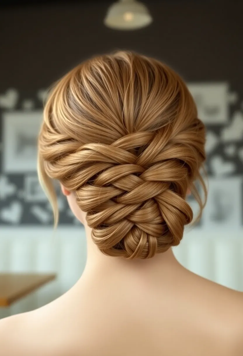 Fishtail Braid Updo