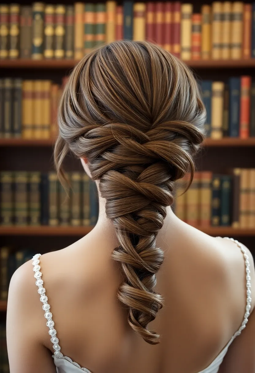 Low Braided Updo